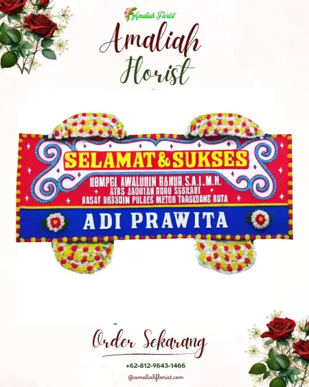 Papan Bunga Ucapan Selamat Loktabat Utara
