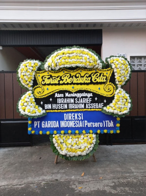Papan Bunga Duka di Loktabat Utara
